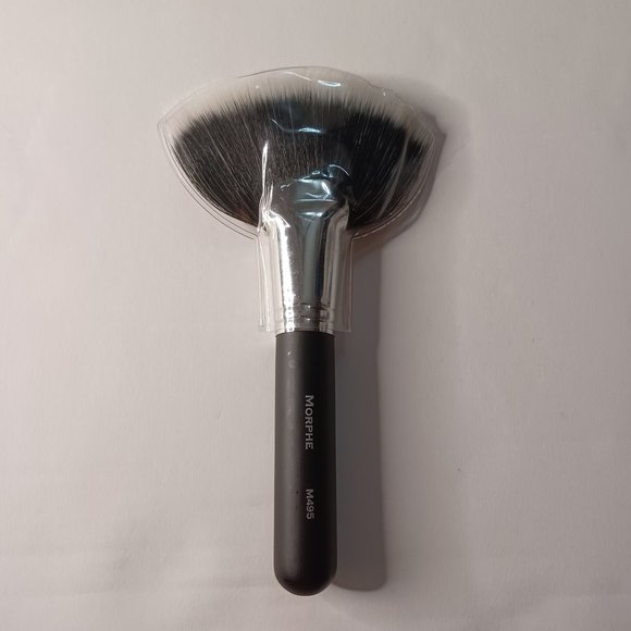 Morphe M495 Duo Deluxe Fan Brush Finishing Fallout Duster Contour Authentic NEW - Picture 3 of 6